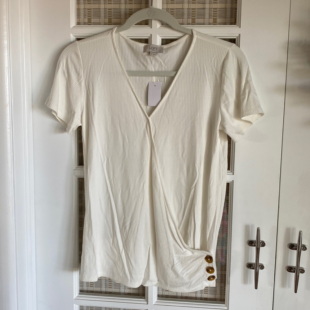 Loft cream top